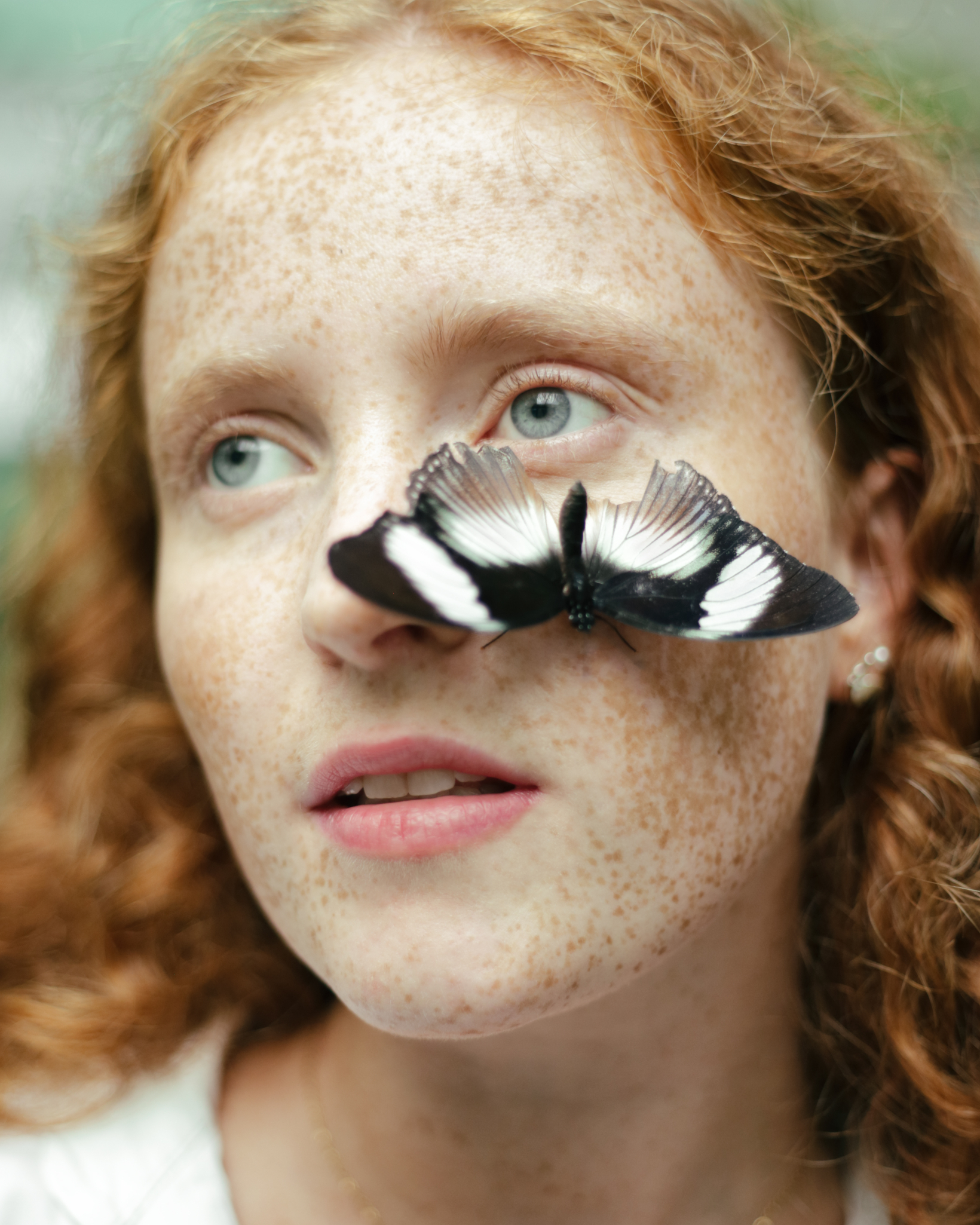 Young actress with striking eyes